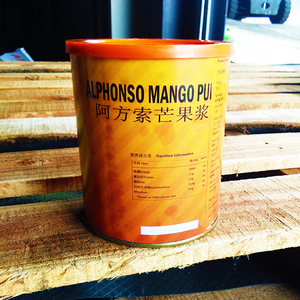 阿方索芒果浆
Alphonso mango pulp